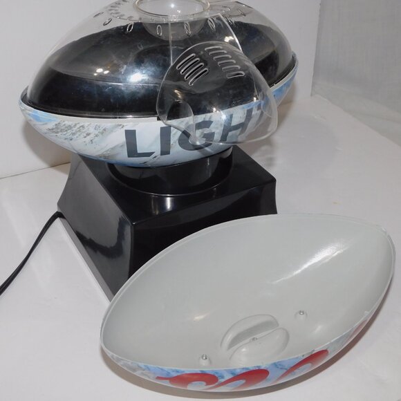 Coors Light Beer Football Shaped Koolatron Hot Air Popcorn Maker Man Cave - Picture 7 of 11